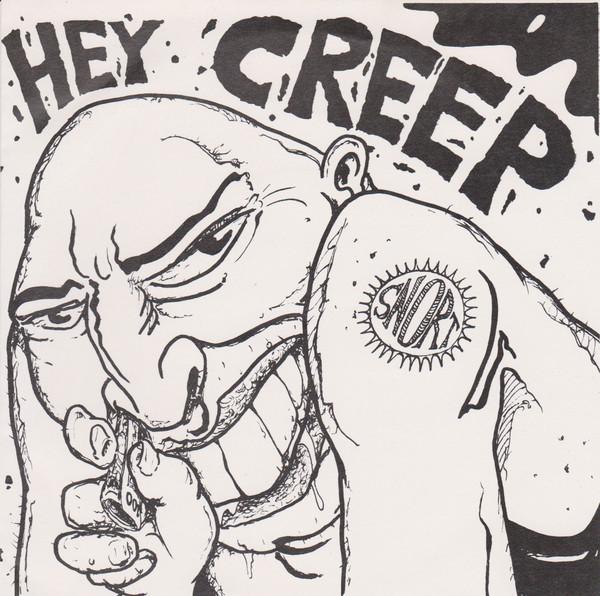 'Hey Creep' 7" single cover by Rob Haakman