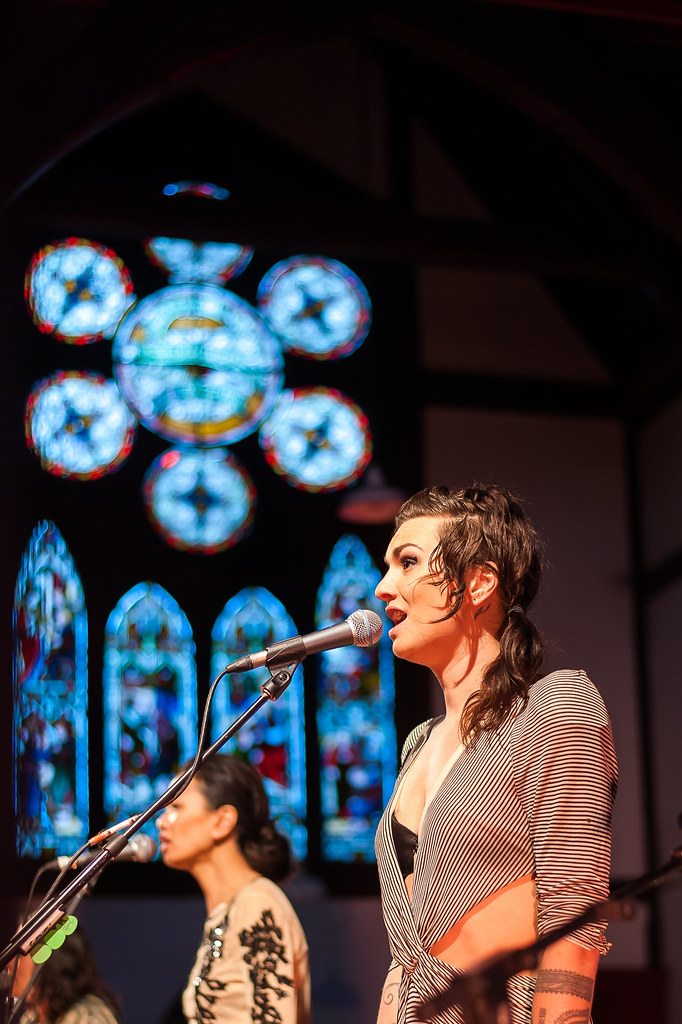 Hollie Smith performing at St Michael and All Angels Church